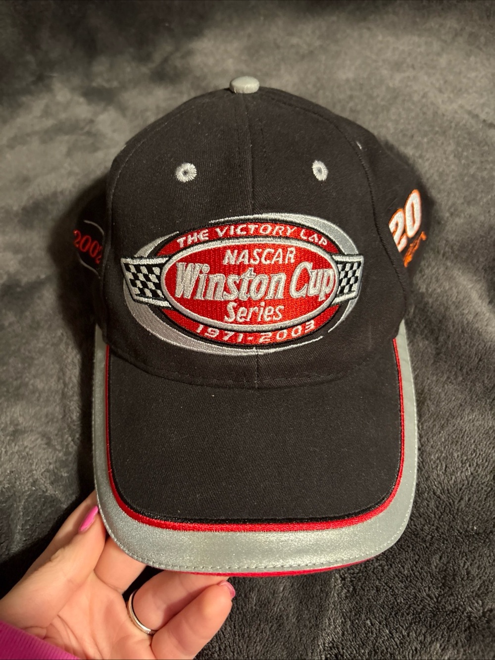Tony Stewart, The Victory Lap, Winston Cup Hat